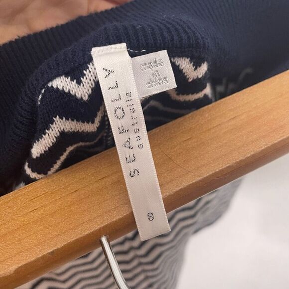 2 pc Set Seafolly Blue & White Zig Zag Patterned Tank & Shorts Set - Picture 9 of 10